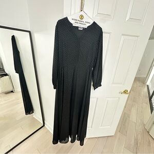 Chic Black Long Sleeve Dress